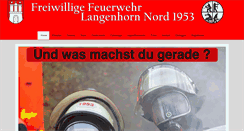 Desktop Screenshot of ff-langenhorn-nord.de